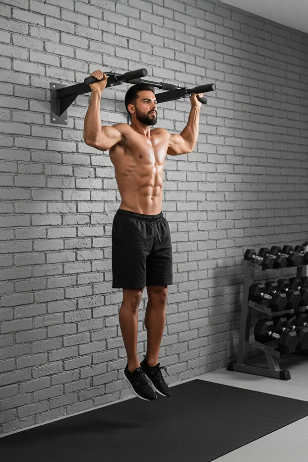 Sports Duvar Monte Barfiks Dips Pull-Up Egzersiz Aleti